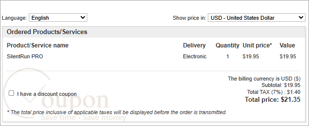 Silentrun Pro Coupon Code