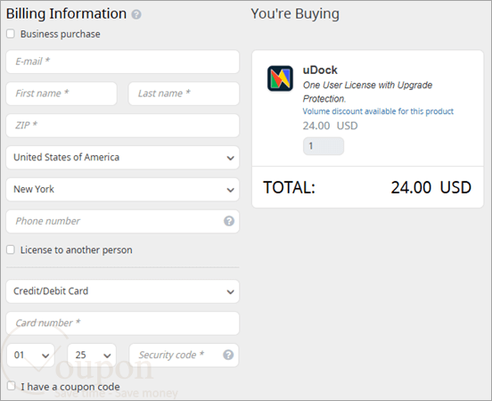 Udock Coupon Code
