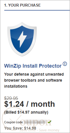 Winzip Install Protector Coupon