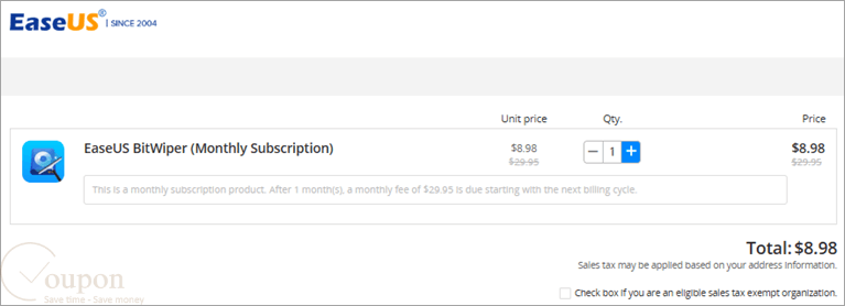 Easeus Bitwiper Coupon Code