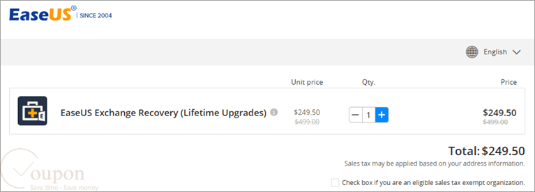 Easeus Exchange Recovery Coupon Code