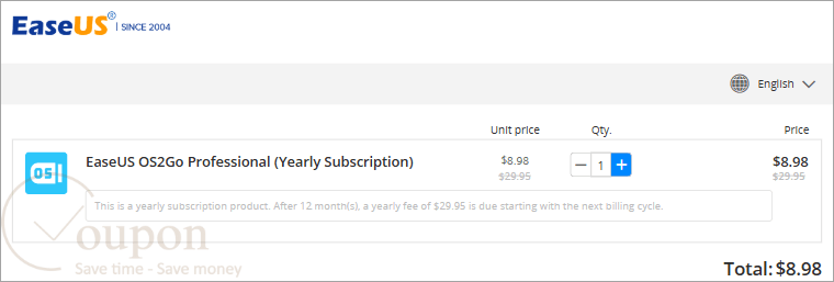 Easeus Os2Go Professional Coupon Code