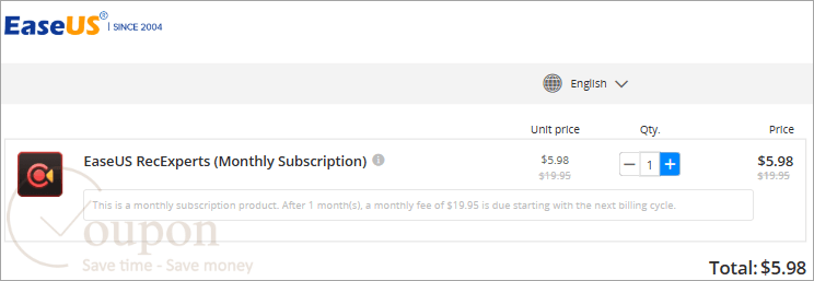 Easeus Recexperts Coupon Code