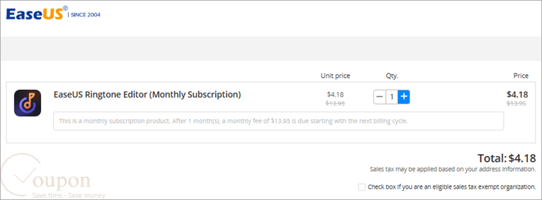 Easeus Ringtone Editor Coupon Codes