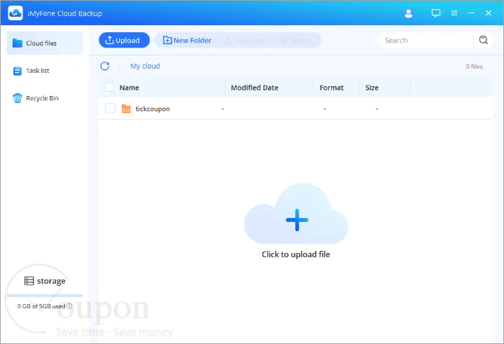 Imyfone Cloud Backup Screenshot