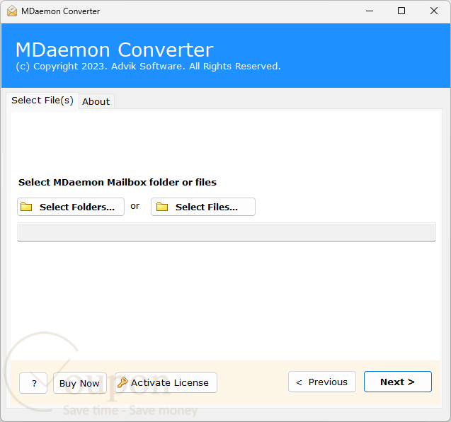 Advik Mdaemon Converter Wizard Screenshot