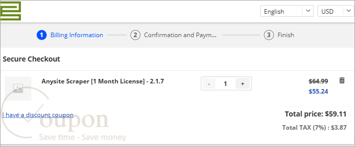 Anysite Scraper Coupon Code