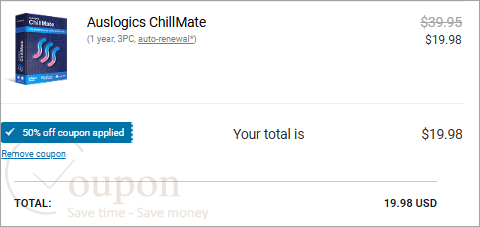 Auslogics Chillmate Coupon Code