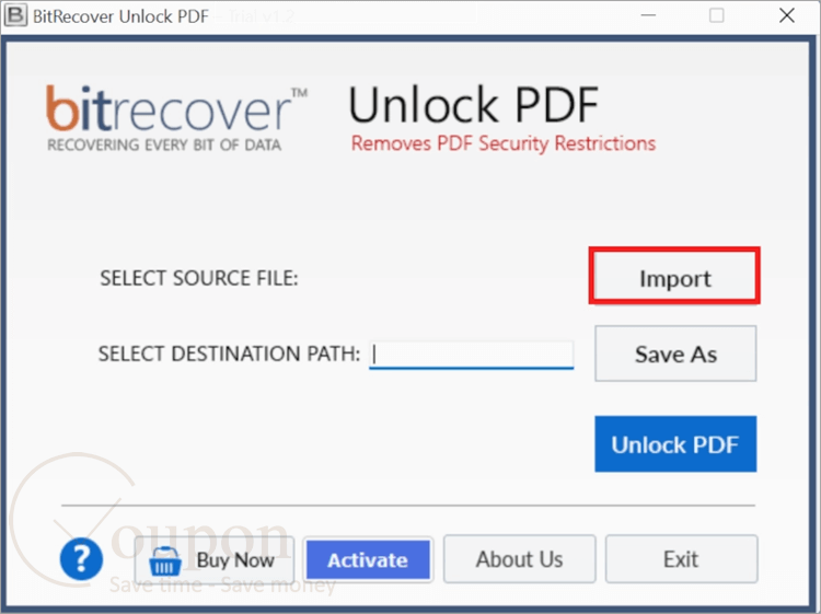 Bitrecover Unlock Pdf Wizard Screenshot 2025