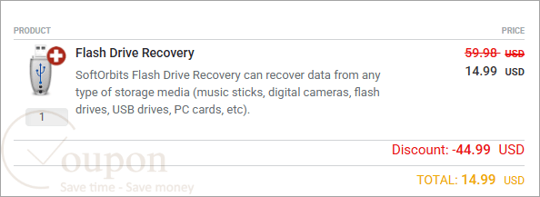 Softorbits Flash Drive Recovery Coupon Code