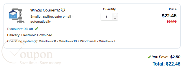 Winzip Courier Coupon Code