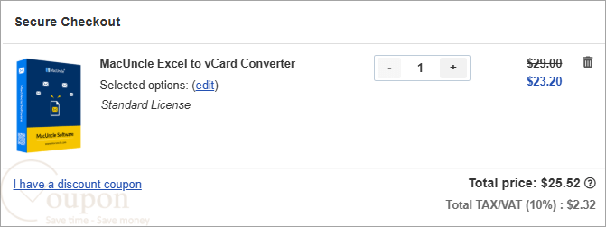 Macuncle Excel To Vcard Converter Coupon Code