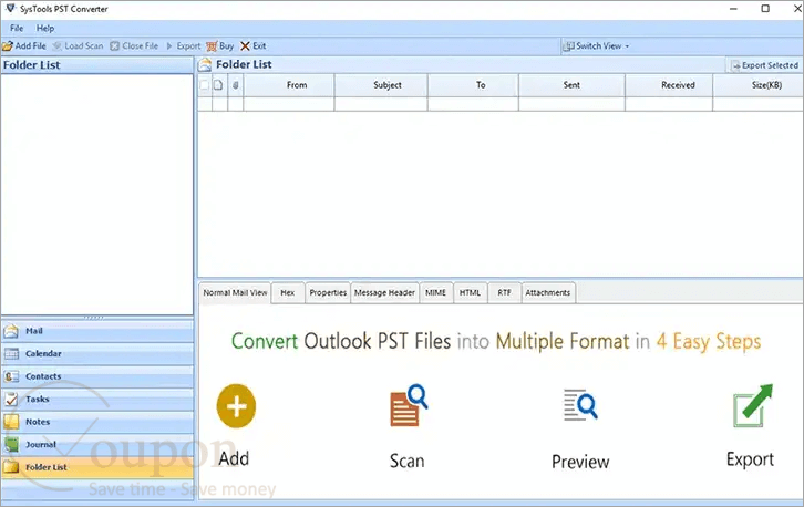 Systools Pst Converter Screenshot