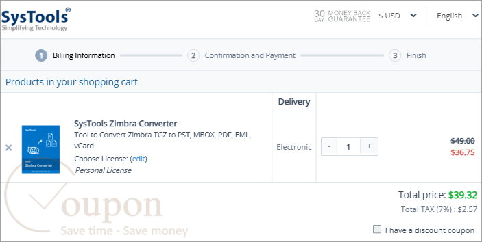 Systools Zimbra Converter Coupon