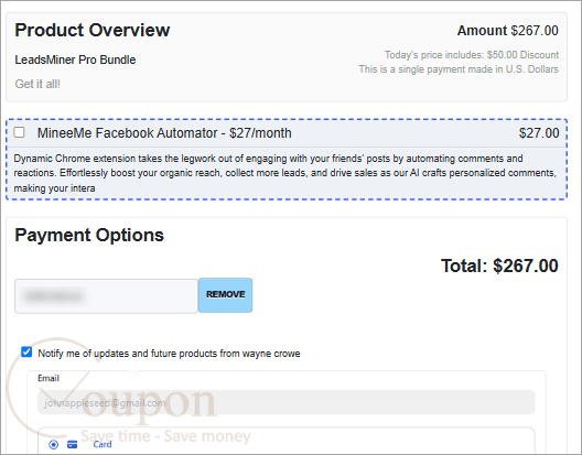 Leadsminer Pro Coupon Code