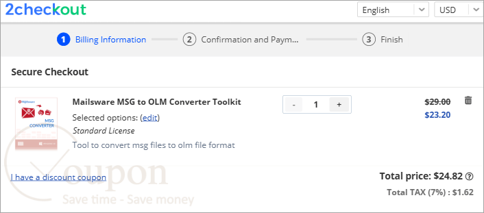 Mailsware Msg To Olm Converter Toolkit Coupon Code