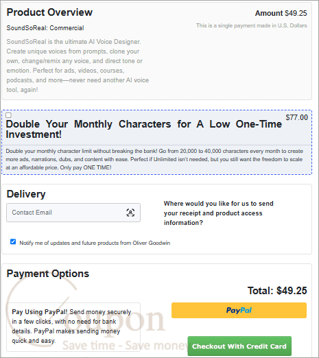 Soundsoreal Coupon Code