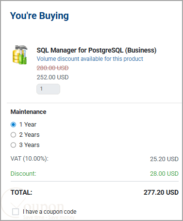 Sql Manager For Postgresql Coupon Code