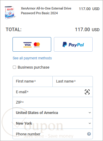 Xenarmor All In One External Drive Password Pro Coupon Code