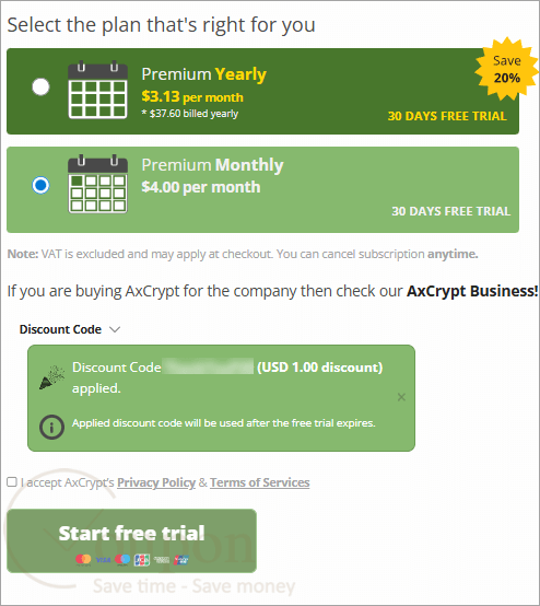 Axcrypt Coupon Codes