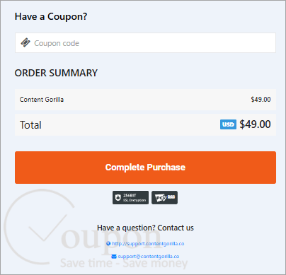 Content Gorilla Coupon Code