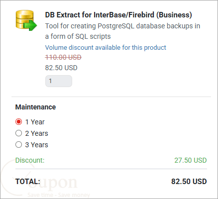 Db Extract For Interbase Firebird Coupon Code