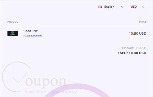 Spotipie Coupon Code