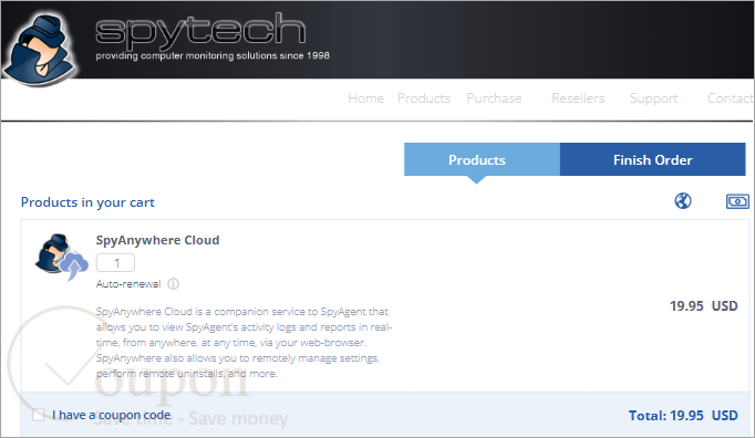Spyanywhere Cloud Coupon Code