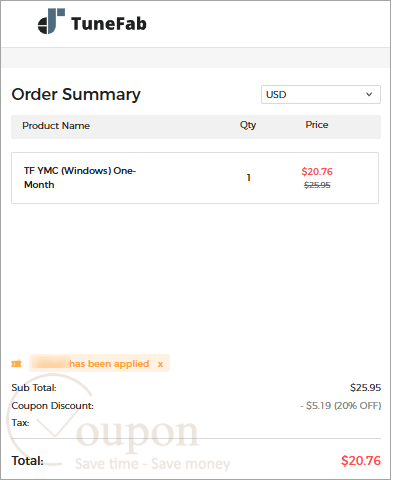 Tunefab Youtube Music Converter Coupon Code