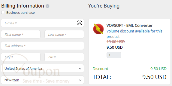 Vovsoft Eml Converter Coupon Code