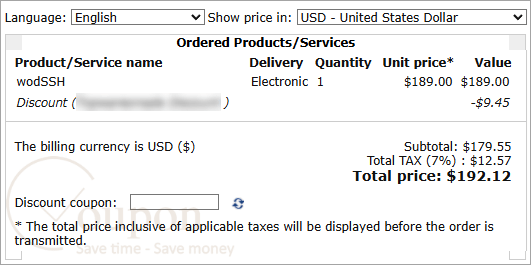 Wodssh Coupon Code