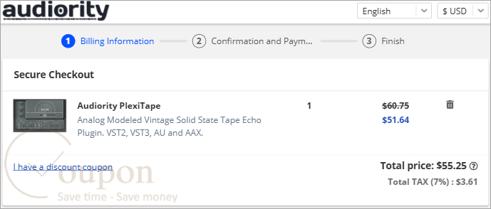 Audiority Plexitape Coupon Code