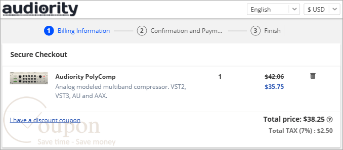 Audiority Polycomp Coupon Code