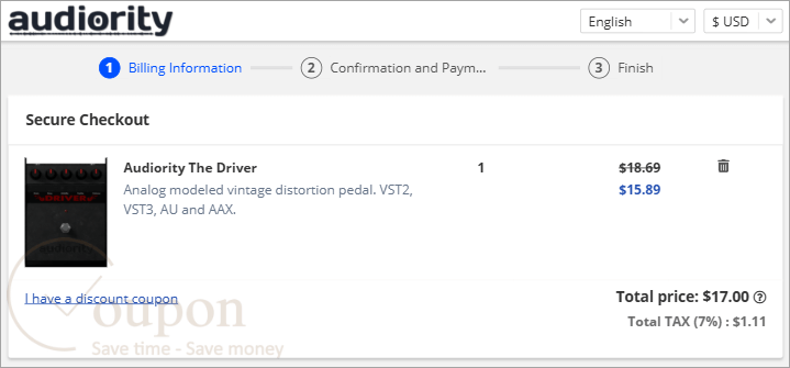 Audiority The Driver Coupon Code