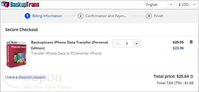 Backuptrans Iphone Data Transfer Coupon Code