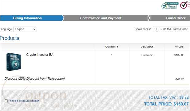 Crypto Investor Ea Coupon Code