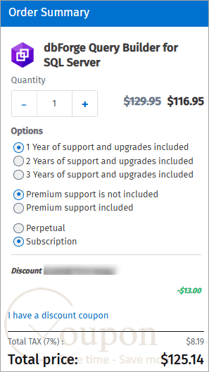 Dbforge Query Builder For Sql Server Coupon