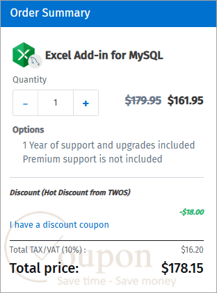 Devart Excel Add In For Mysql Coupon Code