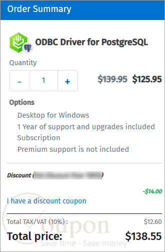 Devart Odbc Driver For Postgresql Coupon Code