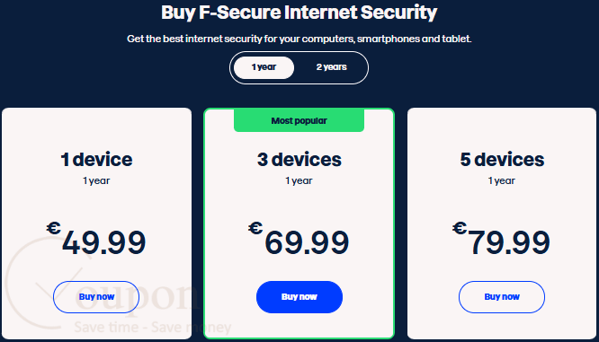 F Secure Internet Security Coupon Code