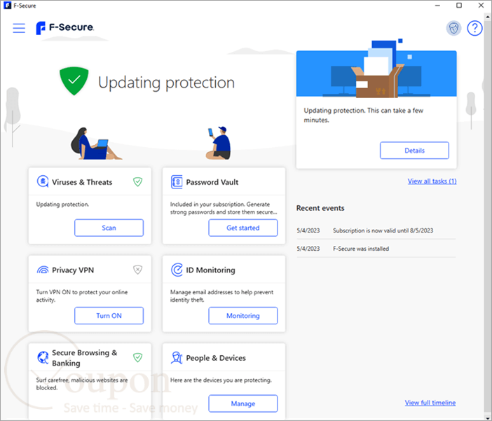 F Secure Total Screenshot