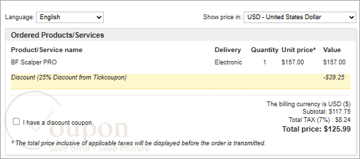Fxautomater Bf Scalper Pro Coupon Code
