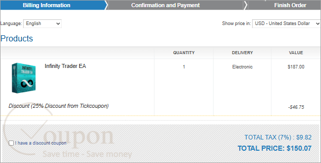 Fxautomater Infinity Trader Ea Coupon Code