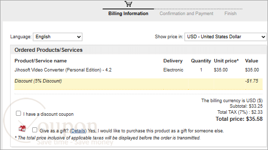 Jihosoft Video Converter Coupon Code