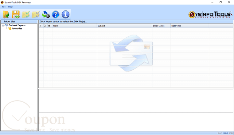 Sysinfo Dbx Recovery Screenshot