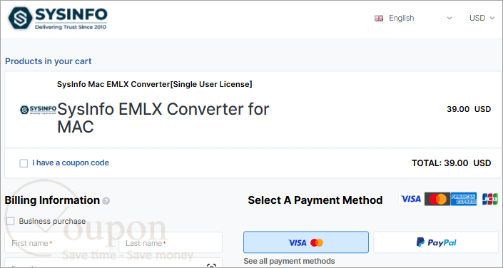 Sysinfo Mac Emlx Converter Coupon Code