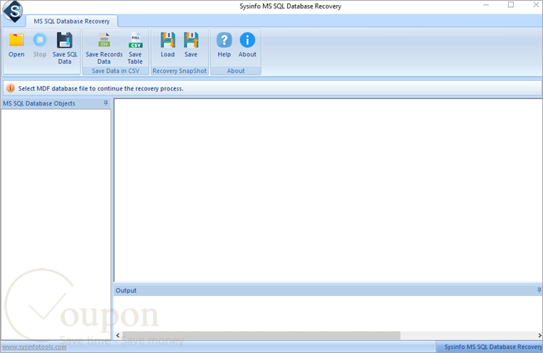 Sysinfo Ms Sql Database Recovery Screenshot