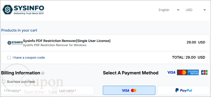 Sysinfo Pdf Restriction Remover Coupon Code