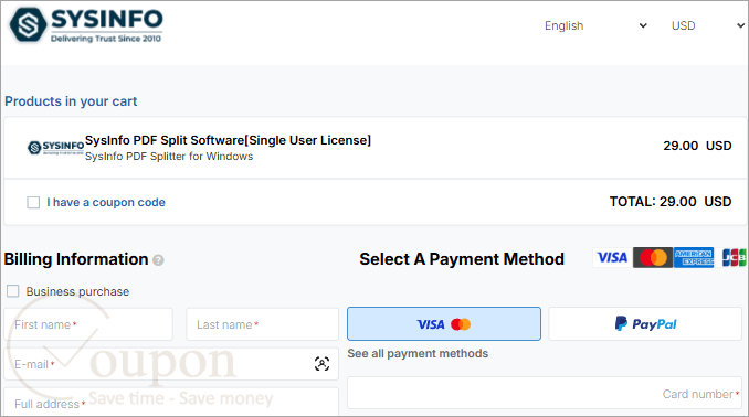 Sysinfo Pdf Split Coupon Code