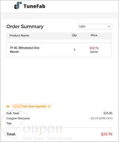 Tunefab Audible Converter Coupon Code